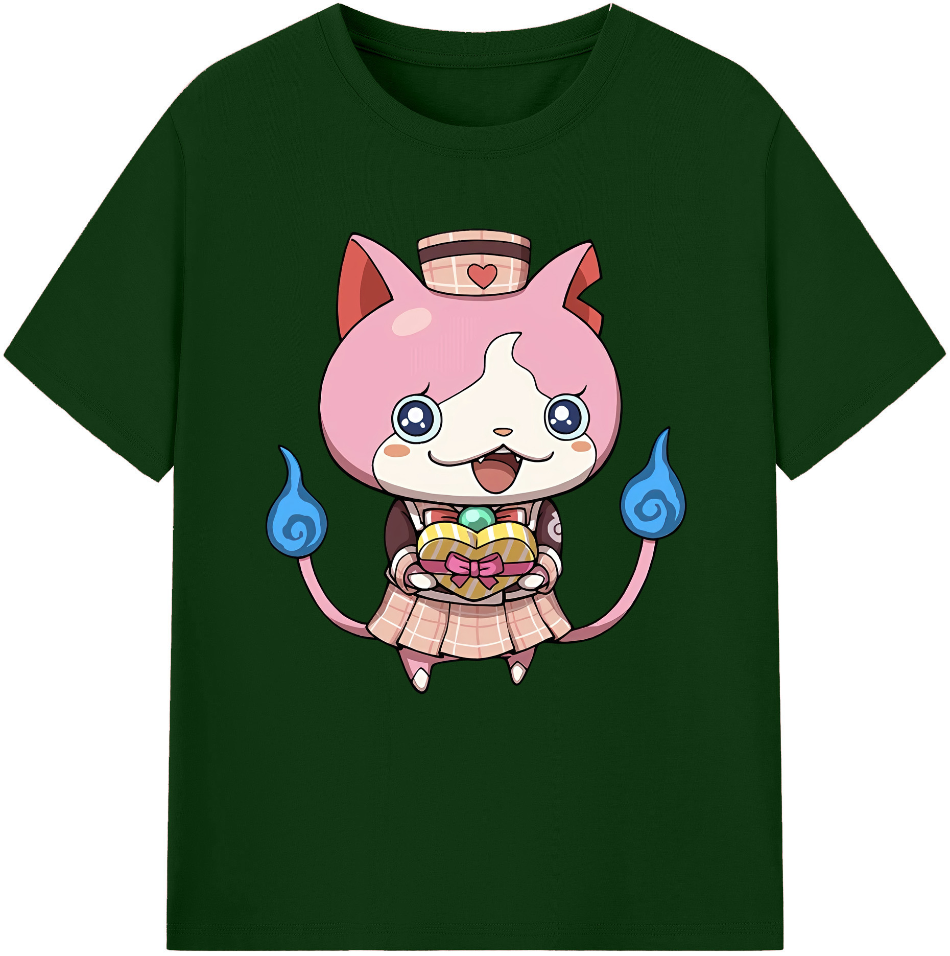 （画像用） 妖怪ウォッチ Yo-kai Watch 綿100％半袖Tシャツ（フロントプリント）